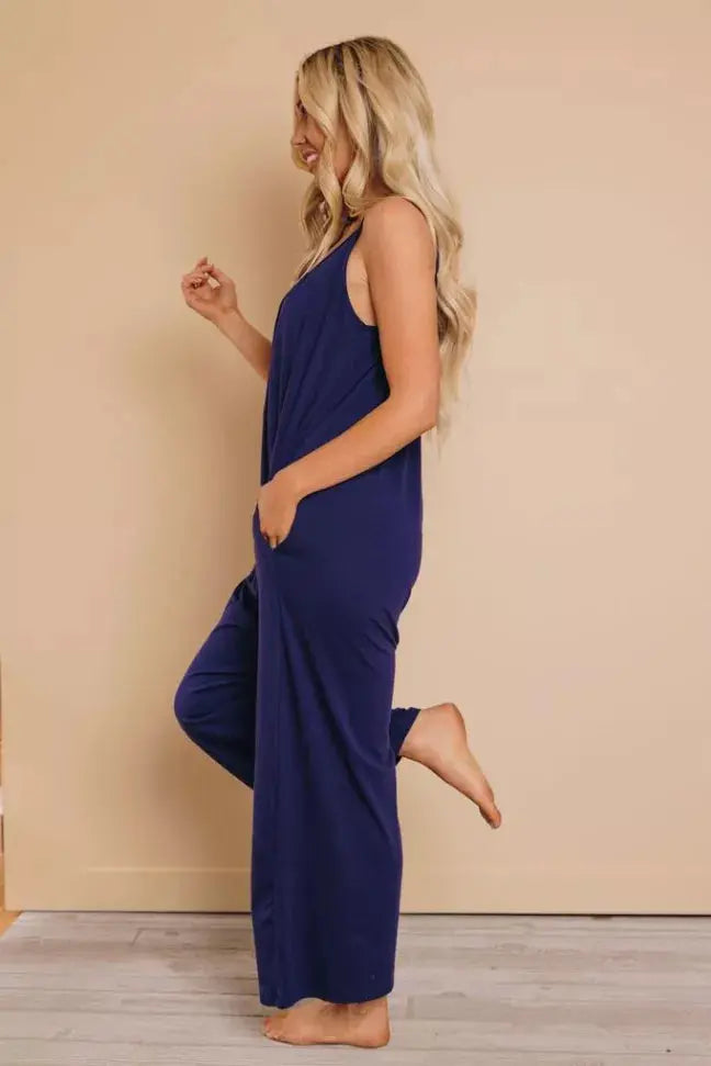 Rosie Wide Leg Jumpsuit Stay Warm in Style
