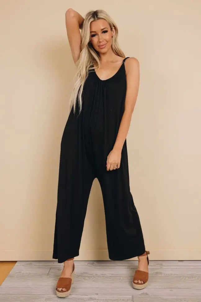 Rosie Wide Leg Jumpsuit Stay Warm in Style