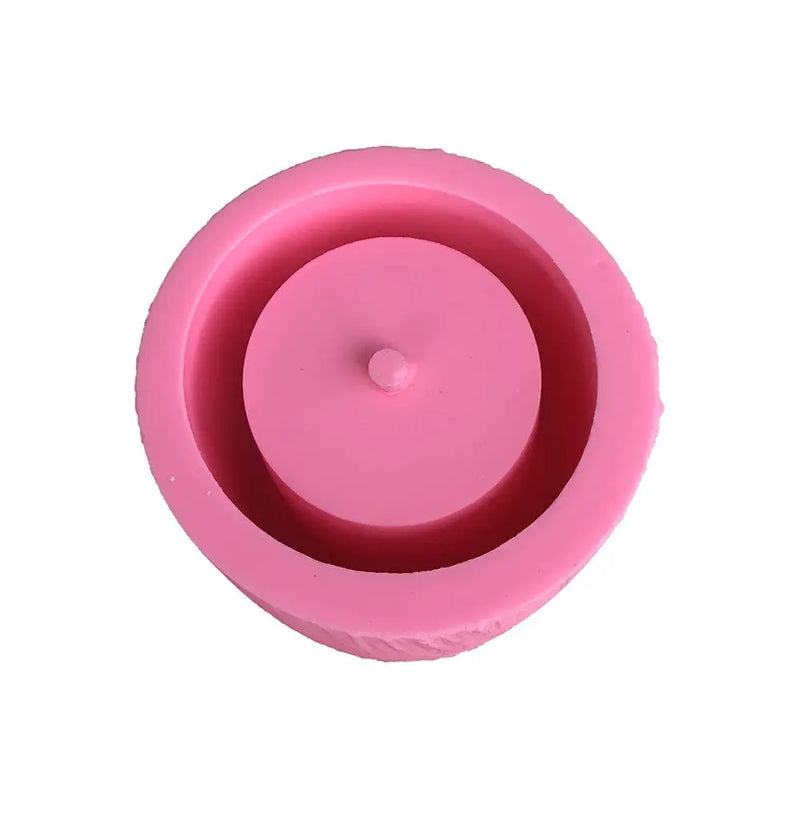 Round Cement Flower Pot Silicone Mold DIY Home Decoration Clay Crafts Succulent Plants 3D Handicraft Concrete Planter Vase Mould