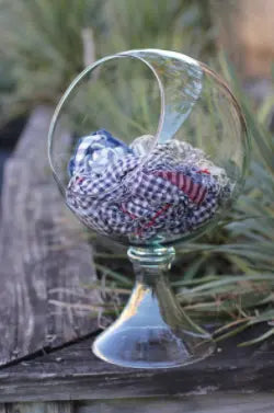 Round Glass Store Display Kalalou