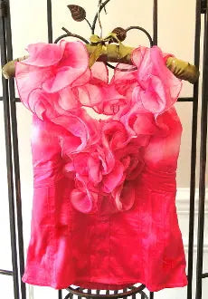 Ruffled Halter Top Raul E New York