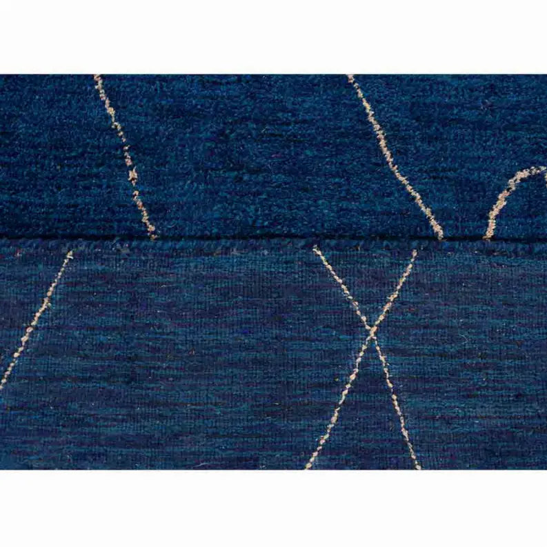 Rugsotic Carpets Hand Knotted Loom Silk Mix Area Rug Geometric Get My Rugs LLC