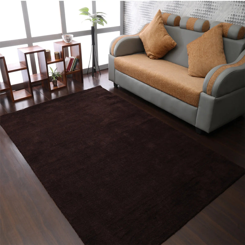 Rugsotic Carpets Hand Knotted Loom Wool Area Rug Solid Get My Rugs LLC
