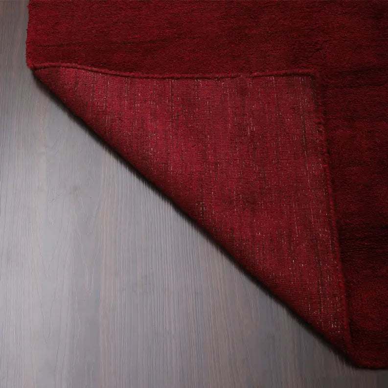 Rugsotic Carpets Hand Knotted Loom Wool Area Rug Solid Get My Rugs LLC