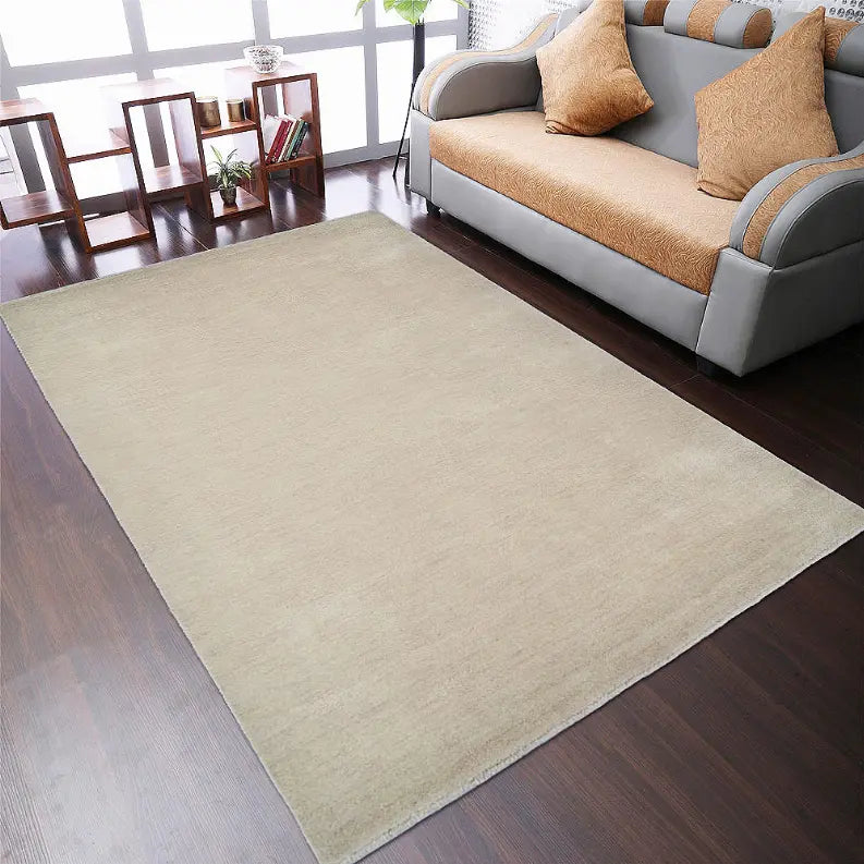 Rugsotic Carpets Hand Knotted Loom Wool Area Rug Solid Get My Rugs LLC