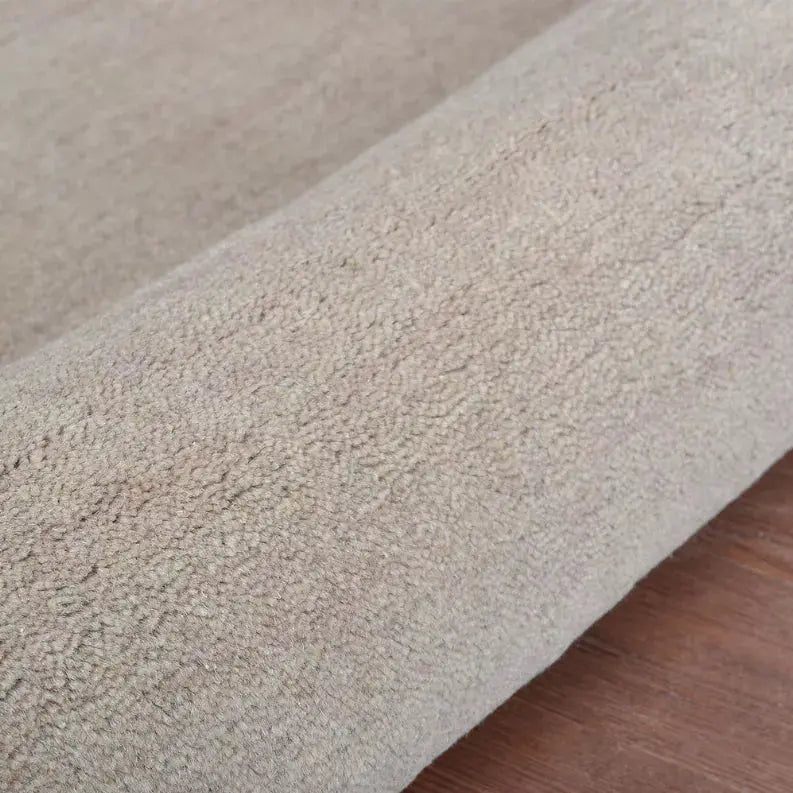 Rugsotic Carpets Hand Knotted Loom Wool Area Rug Solid Get My Rugs LLC