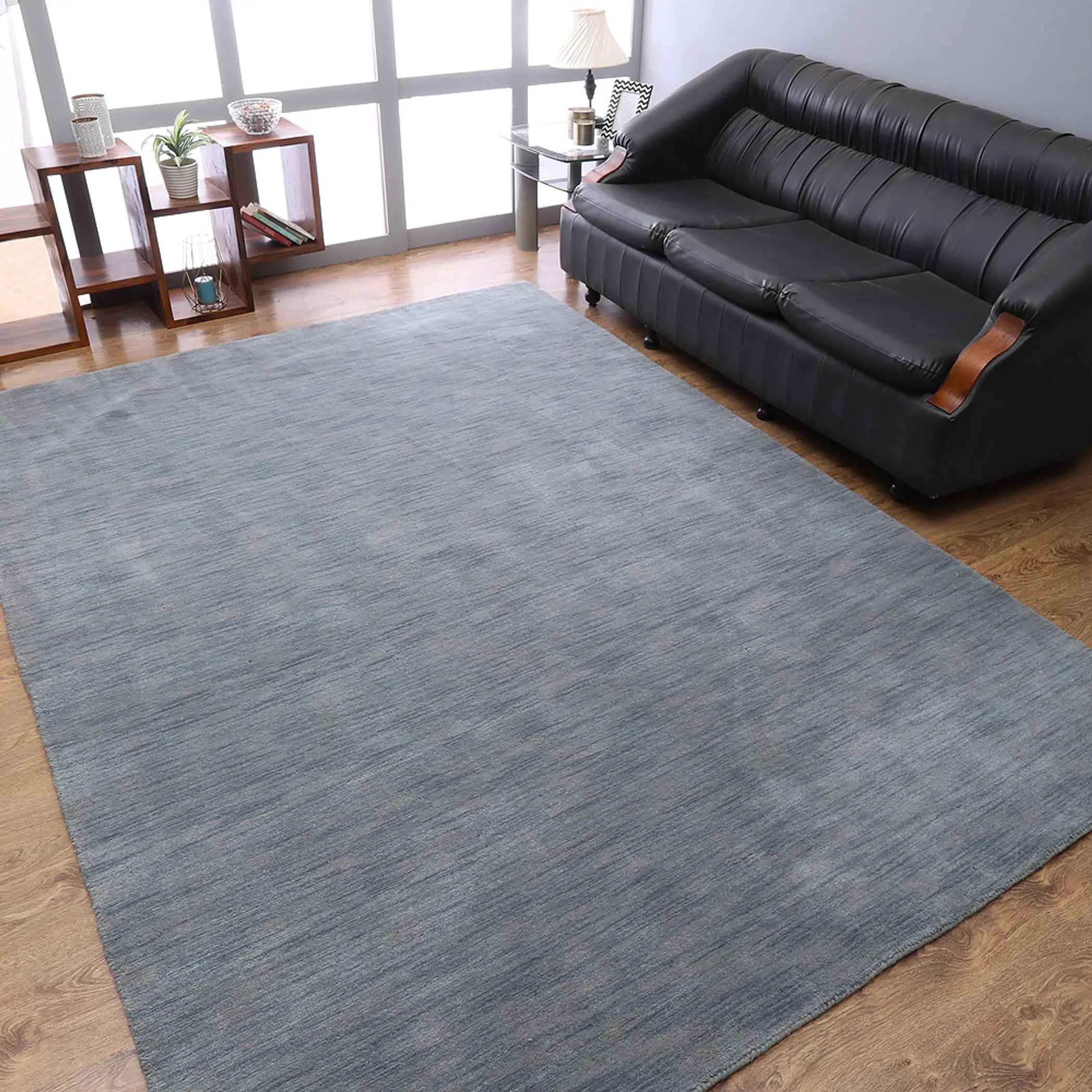 Rugsotic Carpets Hand Knotted Loom Wool Area Rug Solid Get My Rugs LLC