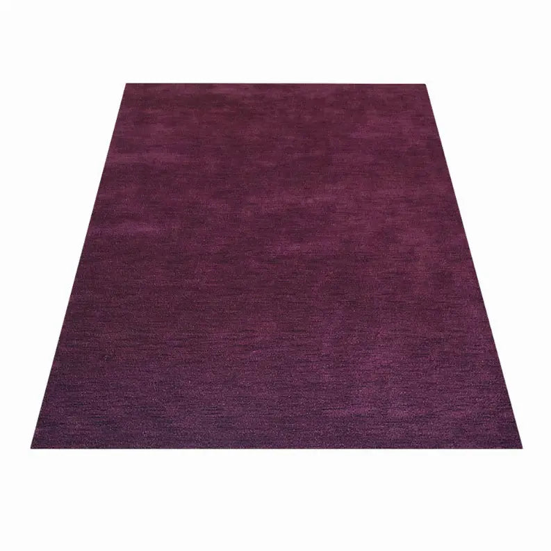 Rugsotic Carpets Hand Knotted Loom Wool Area Rug Solid Get My Rugs LLC