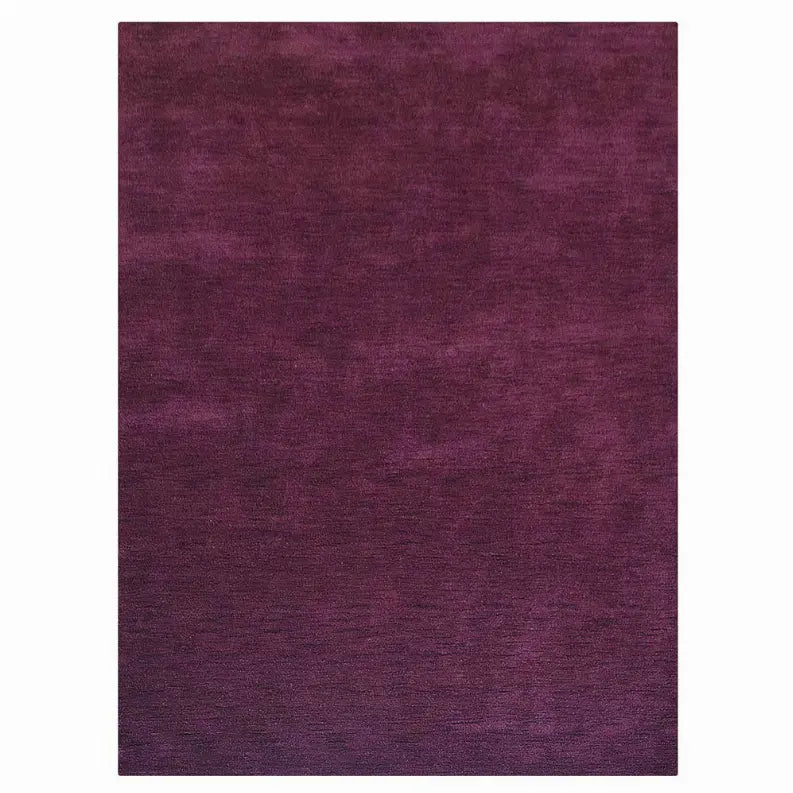 Rugsotic Carpets Hand Knotted Loom Wool Area Rug Solid Get My Rugs LLC