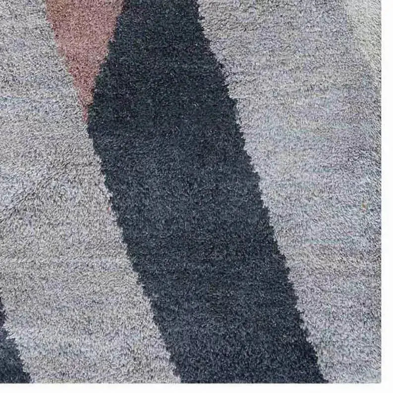 Rugsotic Carpets Hand Knotted Silk 5'x8' Area Rug Contemporary Multicolor Get My Rugs LLC