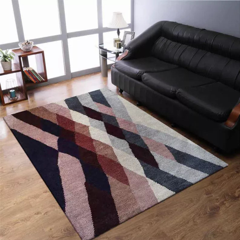 Rugsotic Carpets Hand Knotted Silk 5'x8' Area Rug Contemporary Multicolor Get My Rugs LLC