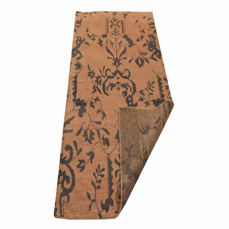 Rugsotic Carpets Hand Knotted Wool 2'6''x10' Runner Area Rug Floral Get My Rugs LLC