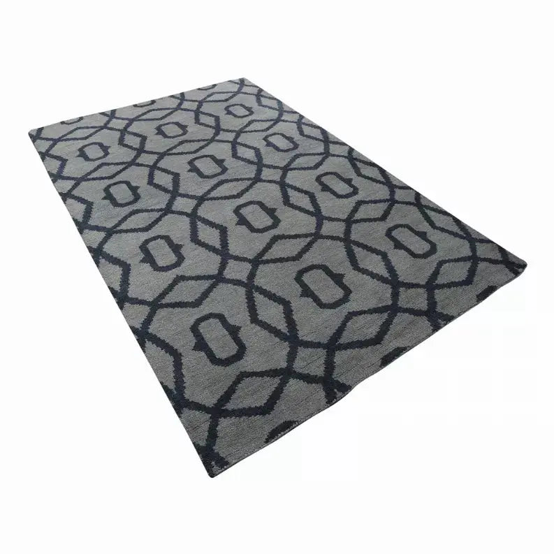 Rugsotic Carpets Hand Knotted Wool Area Rug Geometric Get My Rugs LLC