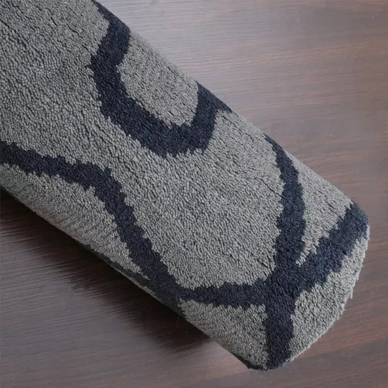 Rugsotic Carpets Hand Knotted Wool Area Rug Geometric Get My Rugs LLC