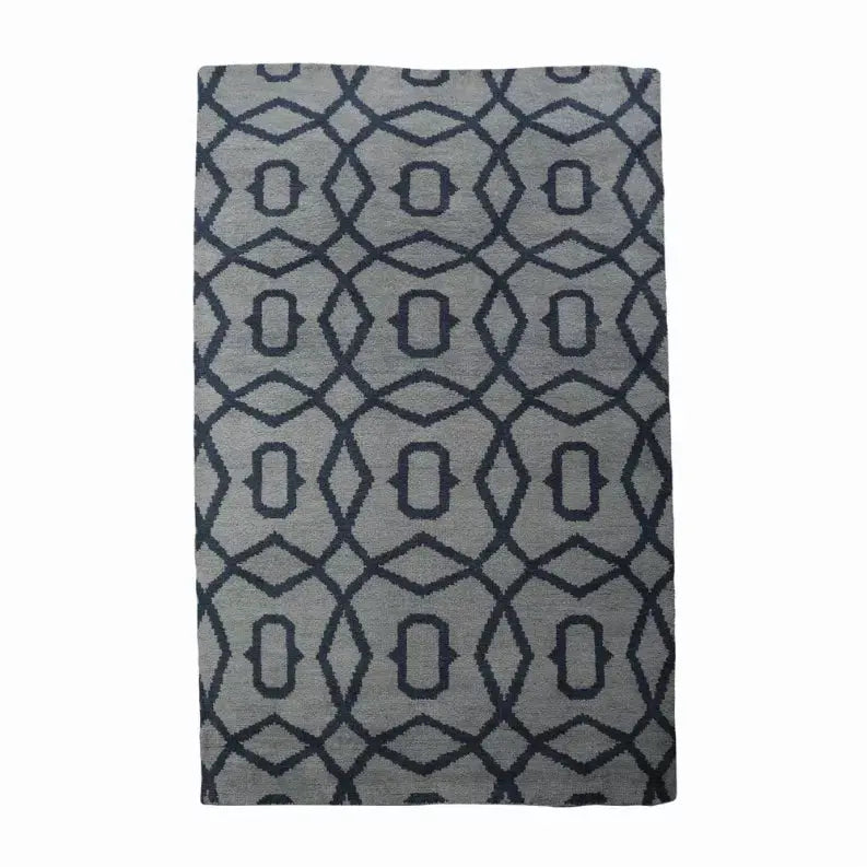 Rugsotic Carpets Hand Knotted Wool Area Rug Geometric Get My Rugs LLC