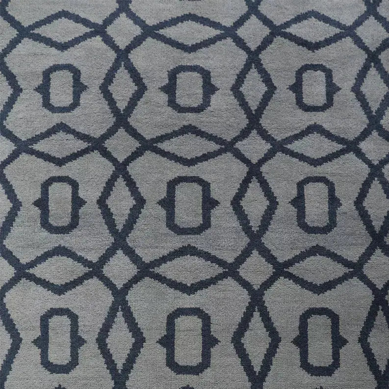 Rugsotic Carpets Hand Knotted Wool Area Rug Geometric Get My Rugs LLC