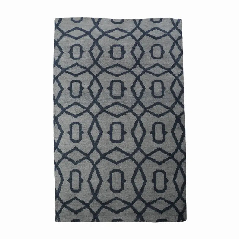 Rugsotic Carpets Hand Knotted Wool Area Rug Geometric Get My Rugs LLC