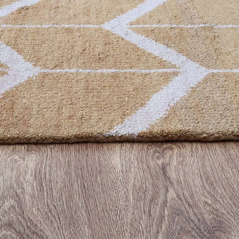 Rugsotic Carpets Hand Knotted Wool Area Rug Geometric Get My Rugs LLC