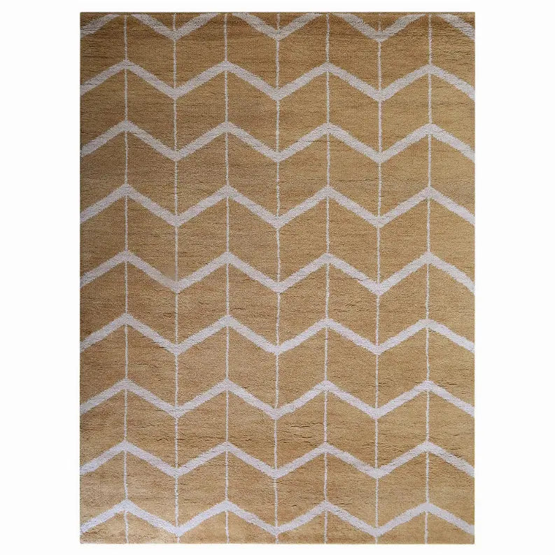 Rugsotic Carpets Hand Knotted Wool Area Rug Geometric Get My Rugs LLC