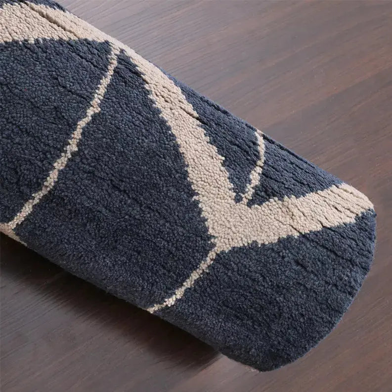 Rugsotic Carpets Hand Knotted Wool Area Rug Geometric Get My Rugs LLC