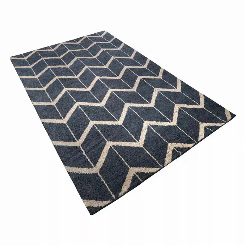 Rugsotic Carpets Hand Knotted Wool Area Rug Geometric Get My Rugs LLC