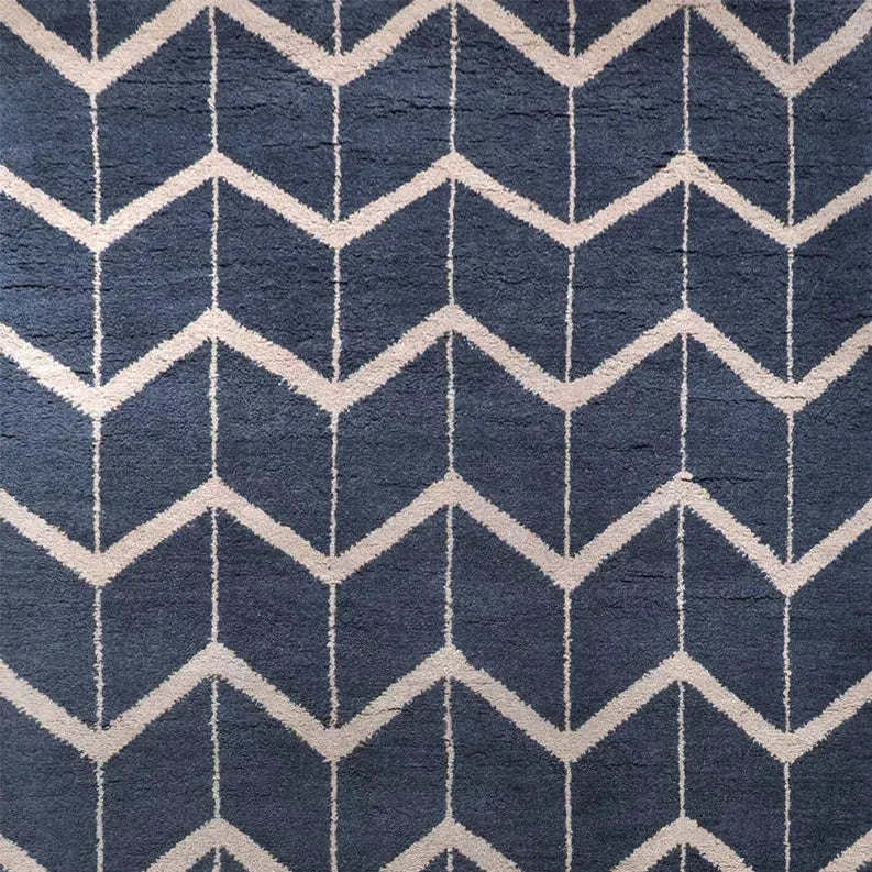 Rugsotic Carpets Hand Knotted Wool Area Rug Geometric Get My Rugs LLC