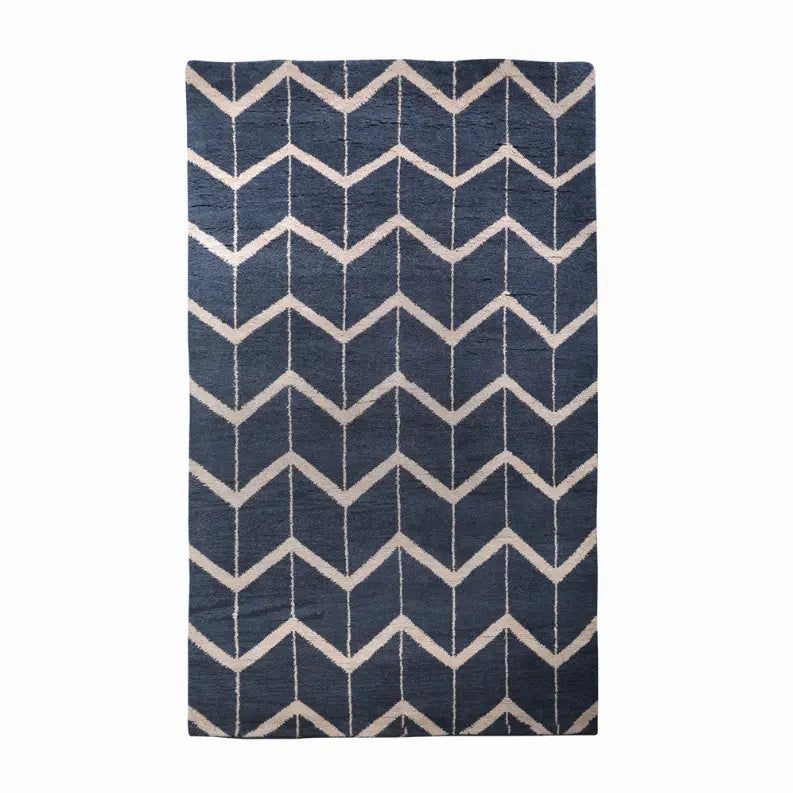 Rugsotic Carpets Hand Knotted Wool Area Rug Geometric Get My Rugs LLC
