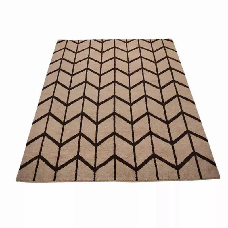 Rugsotic Carpets Hand Knotted Wool Area Rug Geometric Get My Rugs LLC