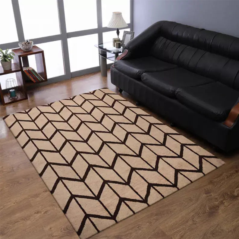 Rugsotic Carpets Hand Knotted Wool Area Rug Geometric Get My Rugs LLC