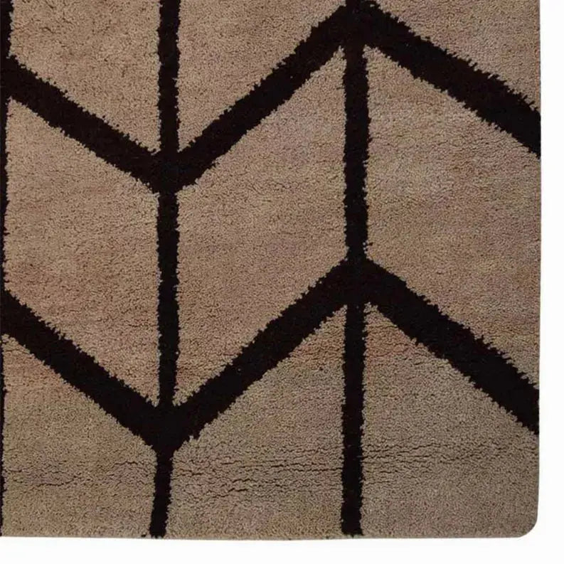 Rugsotic Carpets Hand Knotted Wool Area Rug Geometric Get My Rugs LLC