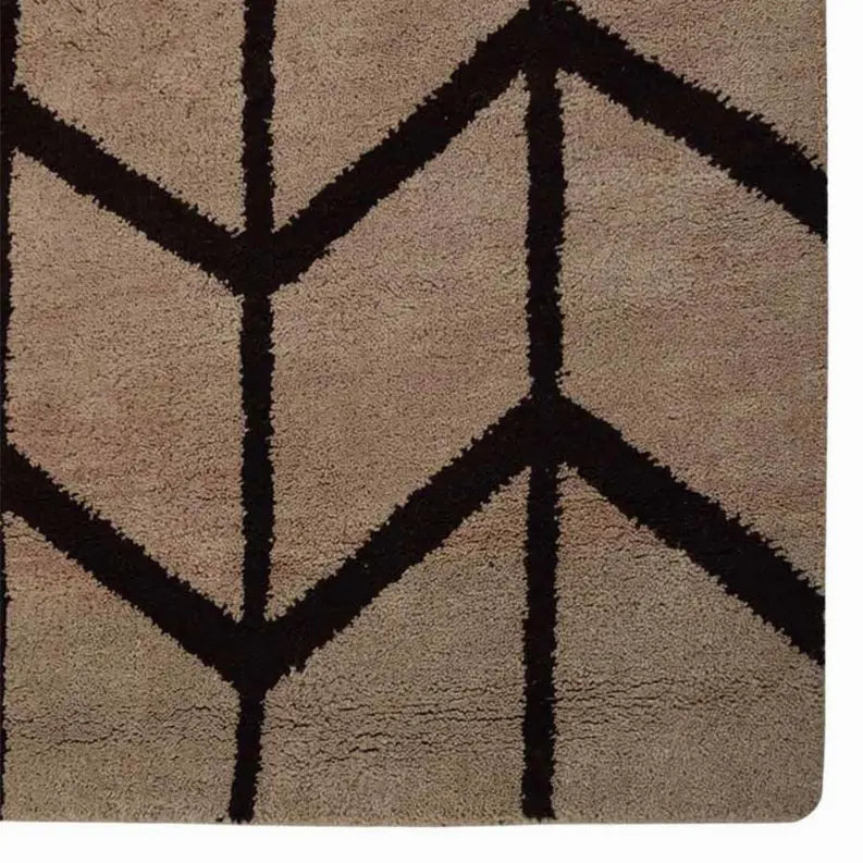 Rugsotic Carpets Hand Knotted Wool Area Rug Geometric Get My Rugs LLC
