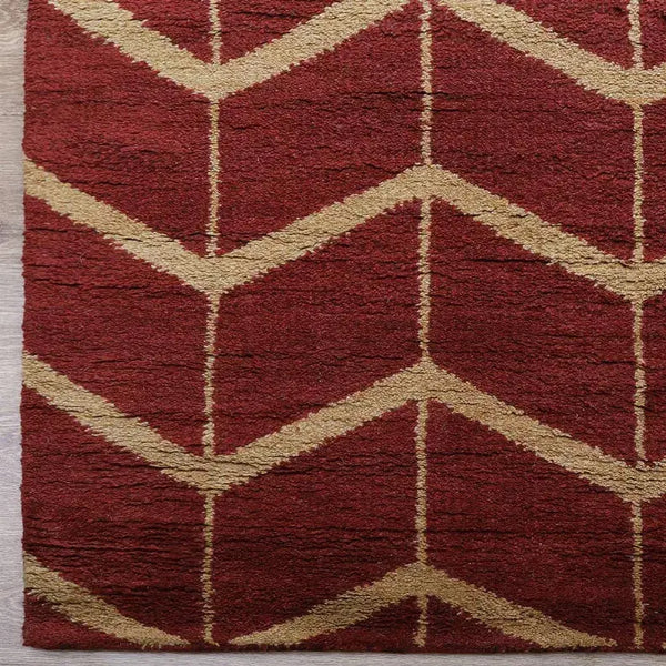 Rugsotic Carpets Hand Knotted Wool Area Rug Geometric Get My Rugs LLC