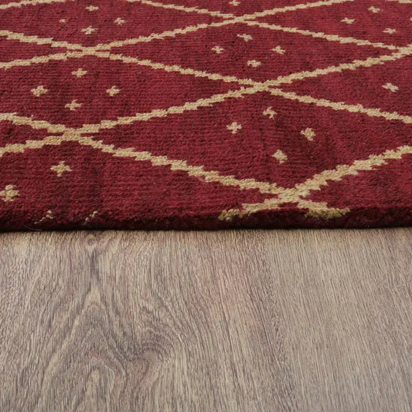 Rugsotic Carpets Hand Knotted Wool Area Rug Geometric Get My Rugs LLC