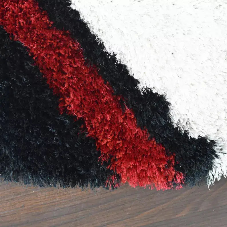 Rugsotic Carpets Hand Tufted Shag Polyester Round Area Rug Contemporary Get My Rugs LLC