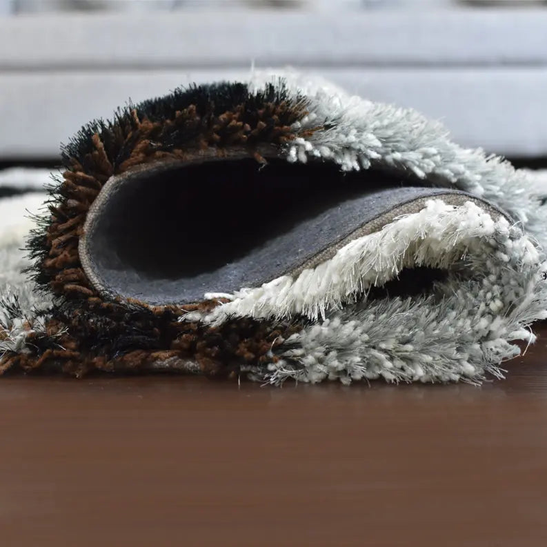 Rugsotic Carpets Hand Tufted Shag Polyester Round Area Rug Contemporary Get My Rugs LLC