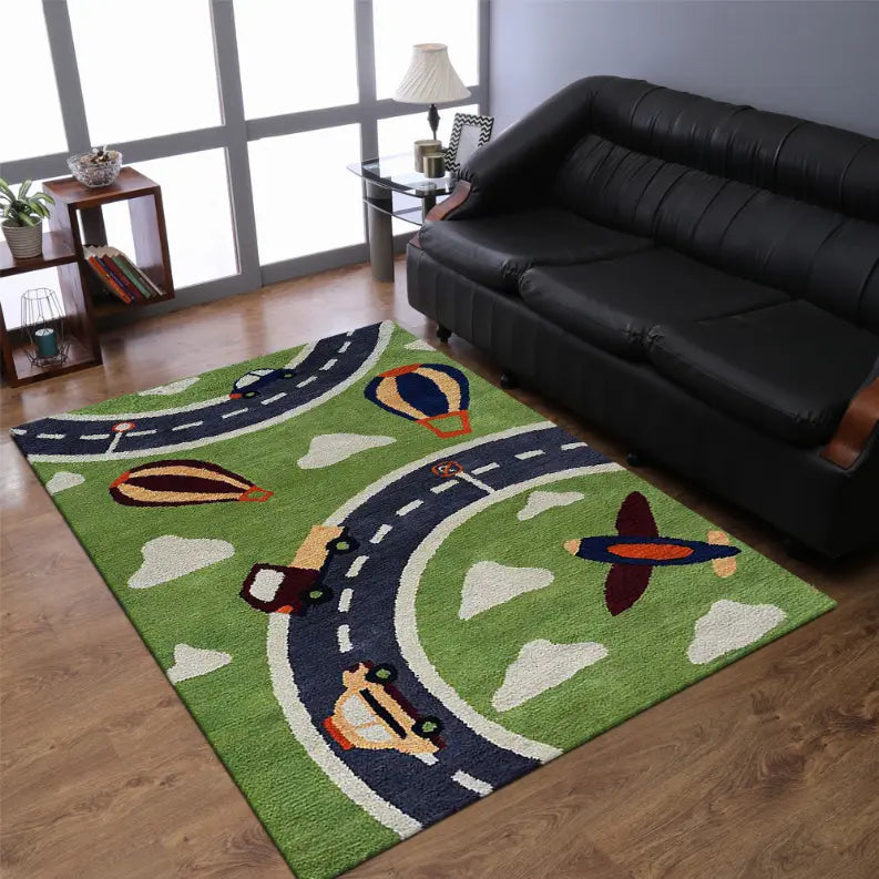 Rugsotic Carpets Hand Tufted Wool Area Rug Kids Get My Rugs LLC