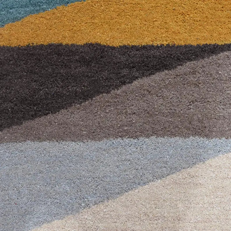 Rugsotic Carpets Hand Tufted Wool Octagon Area Rug Geometric Get My Rugs LLC