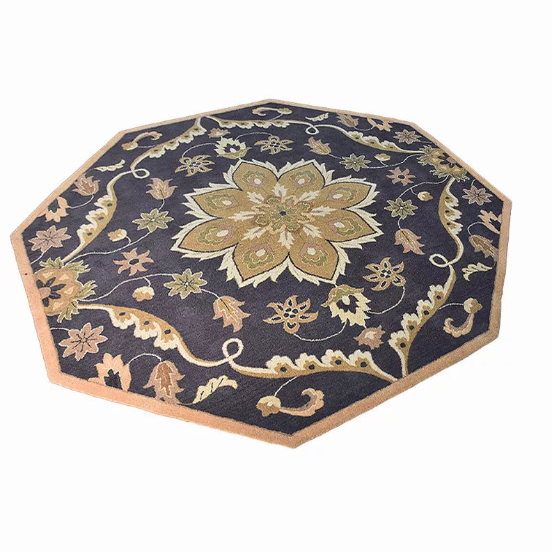 Rugsotic Carpets Hand Tufted Wool Octagon Area Rug Oriental Get My Rugs LLC