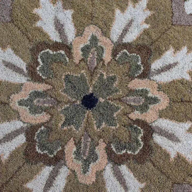 Rugsotic Carpets Hand Tufted Wool Octagon Area Rug Oriental Get My Rugs LLC