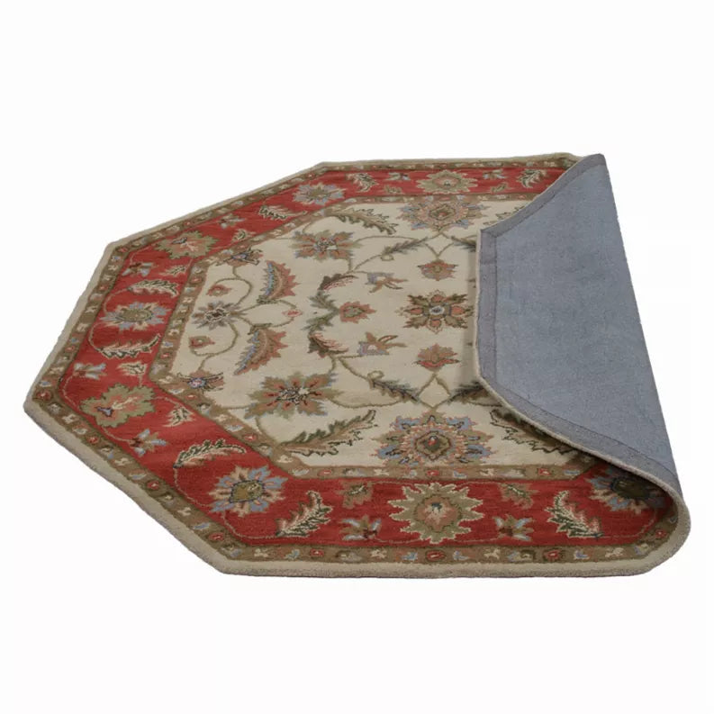 Rugsotic Carpets Hand Tufted Wool Octagon Area Rug Oriental Get My Rugs LLC