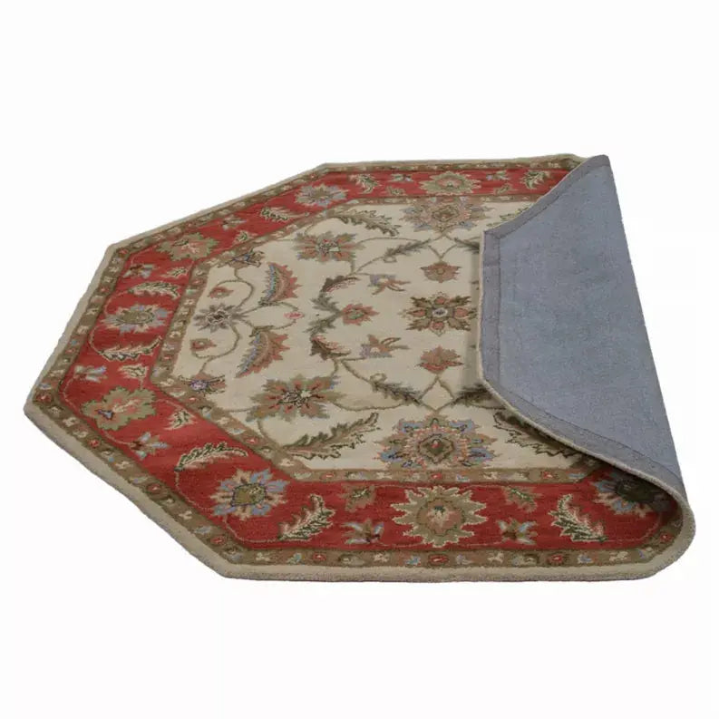 Rugsotic Carpets Hand Tufted Wool Octagon Area Rug Oriental Get My Rugs LLC
