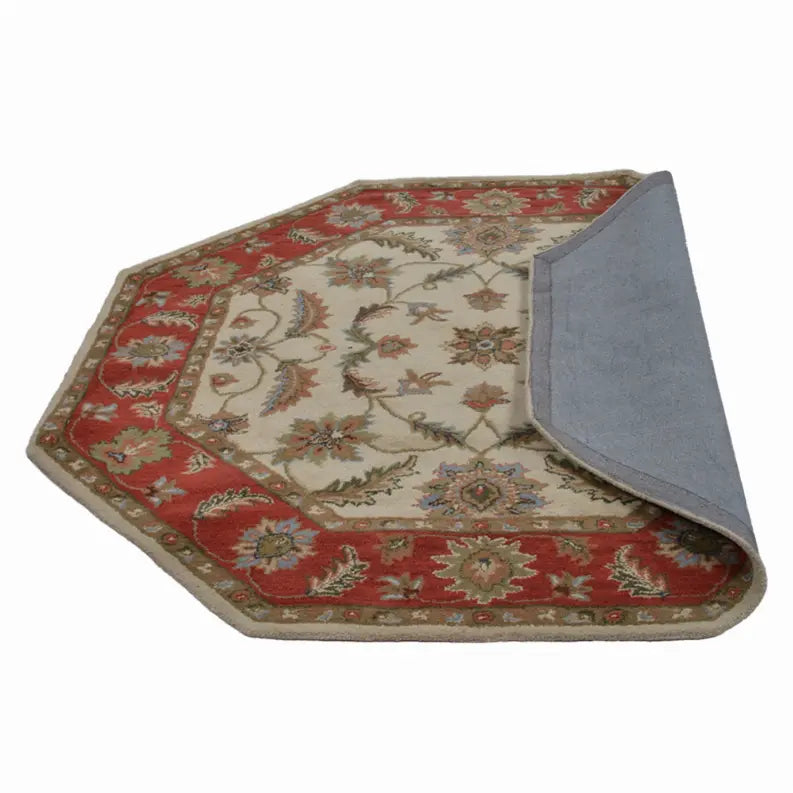 Rugsotic Carpets Hand Tufted Wool Octagon Area Rug Oriental Get My Rugs LLC