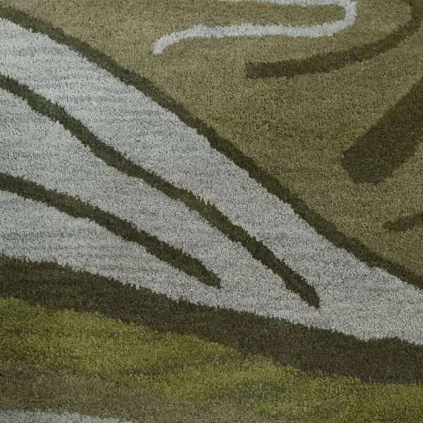 Rugsotic Carpets Hand Tufted Wool Square Abstract Get My Rugs LLC