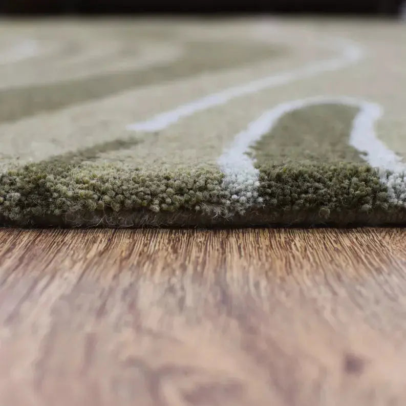 Rugsotic Carpets Hand Tufted Wool Square Area Rug Abstract Get My Rugs LLC