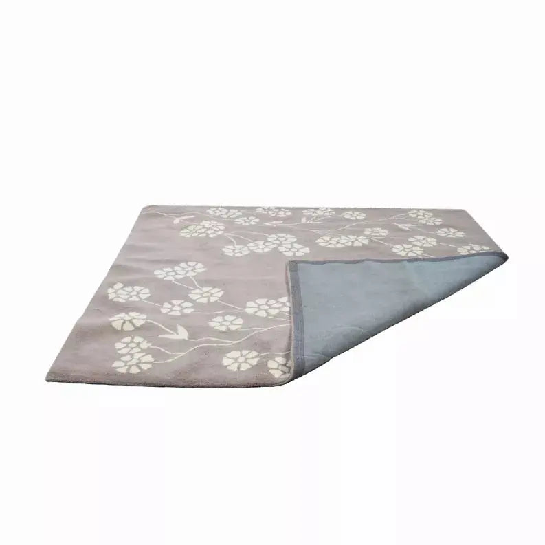 Rugsotic Carpets Hand Tufted Wool Square Area Rug Floral Get My Rugs LLC