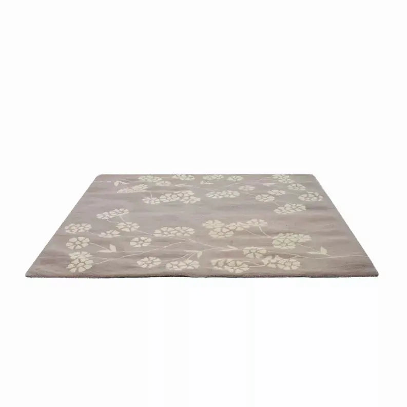 Rugsotic Carpets Hand Tufted Wool Square Area Rug Floral Get My Rugs LLC