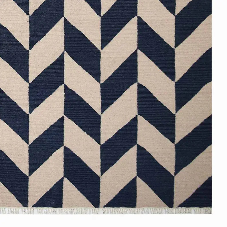 Rugsotic Carpets Hand Woven Flat Weave Kilim Wool Area Rug Contemporary Get My Rugs LLC