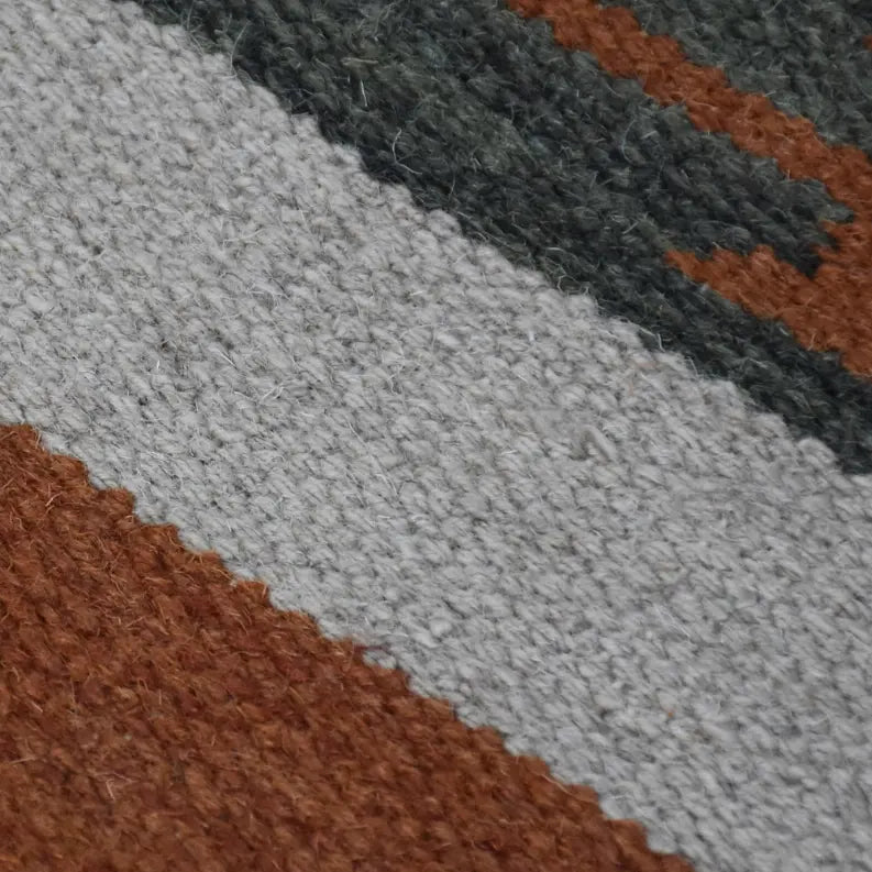 Rugsotic Carpets Hand Woven Flat Weave Kilim Wool Area Rug Contemporary Get My Rugs LLC