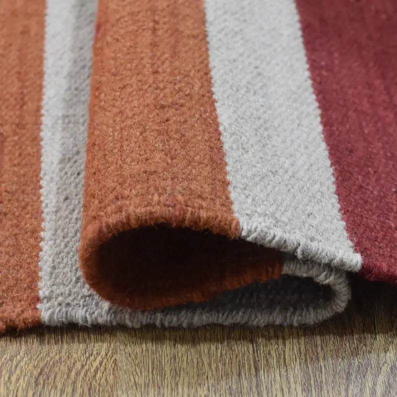 Rugsotic Carpets Hand Woven Flat Weave Kilim Wool Area Rug Contemporary Get My Rugs LLC
