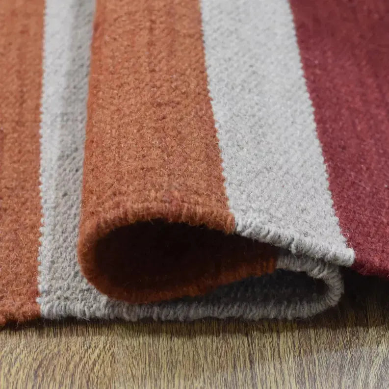 Rugsotic Carpets Hand Woven Flat Weave Kilim Wool Area Rug Contemporary Get My Rugs LLC